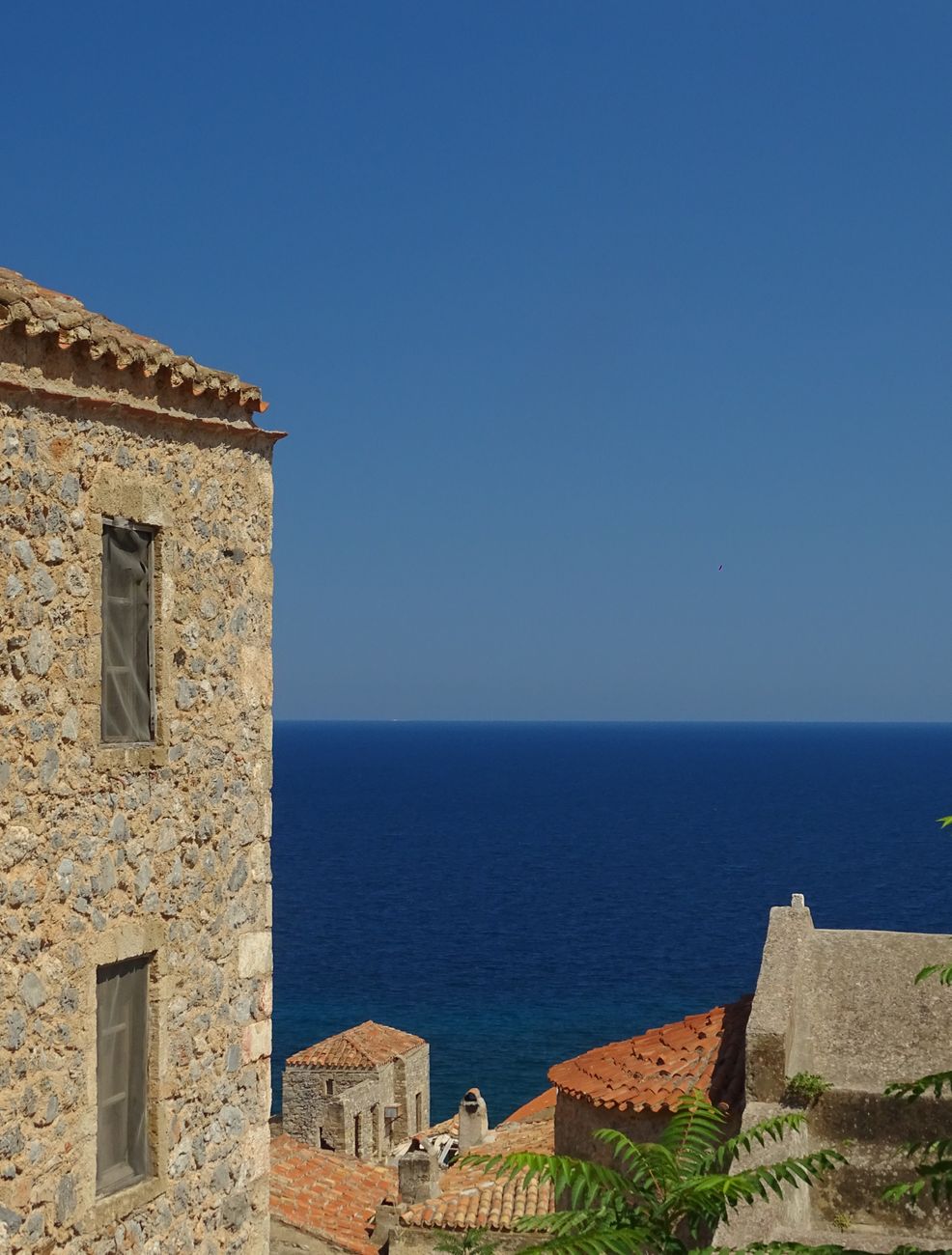 Scenic Mediterranean coastline Peloponnese