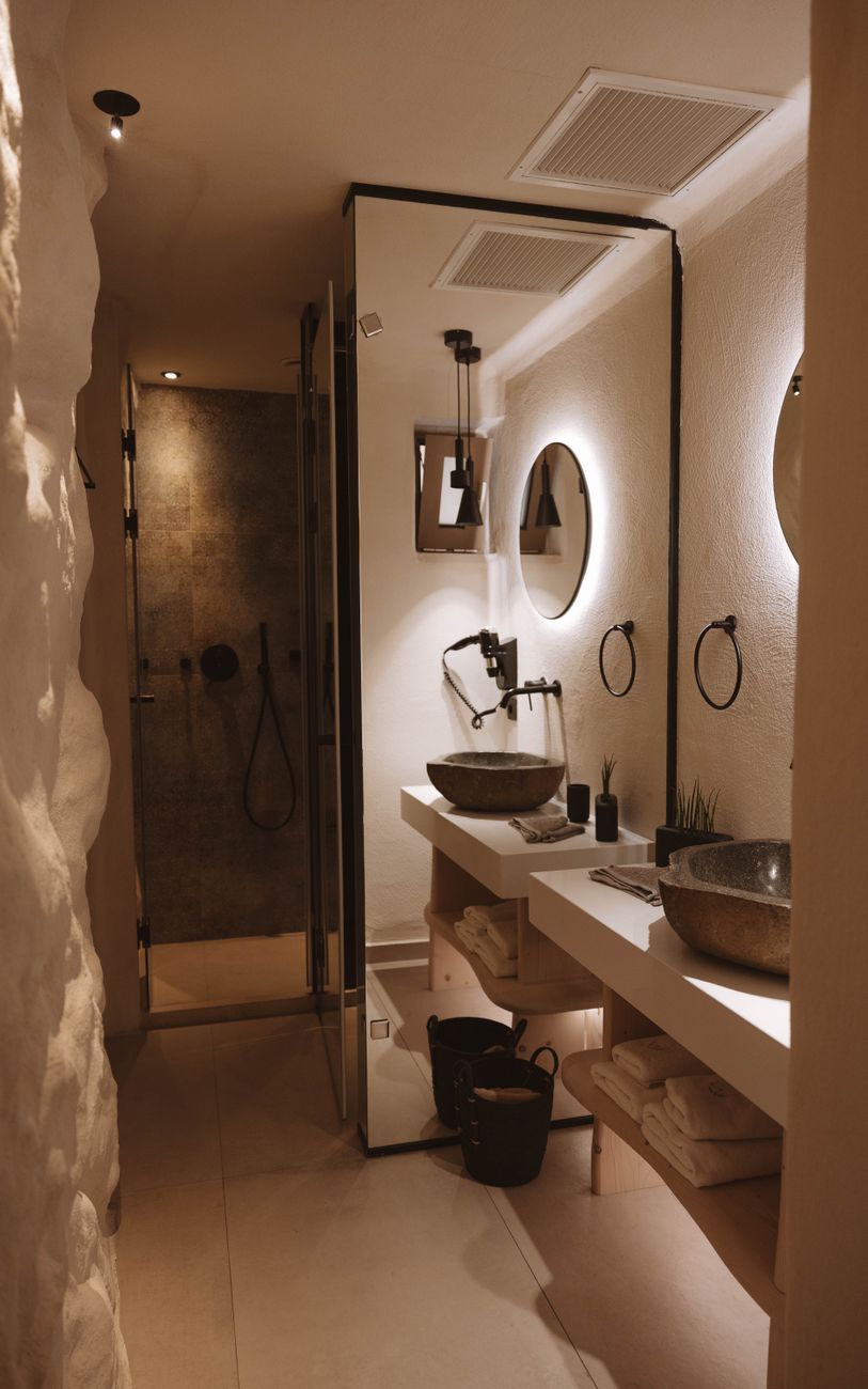 Architectural boutique lodge interior