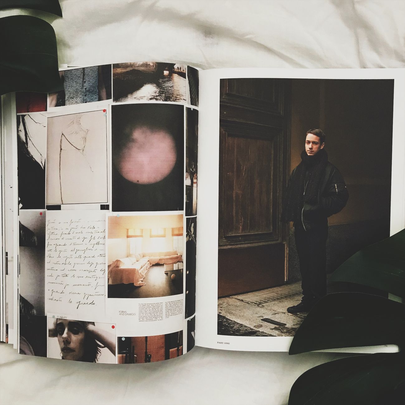 Photographic travel journal layout